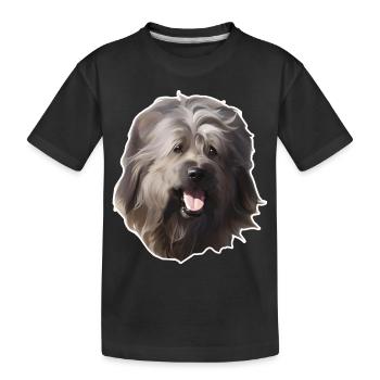 berger catalan Gos D'Atura - T-shirt bio Premium Enfant - noir - Devant