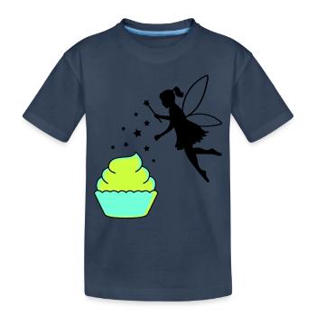 Frais d’arriéré - T-shirt bio Premium Enfant - bleu marine - Devant