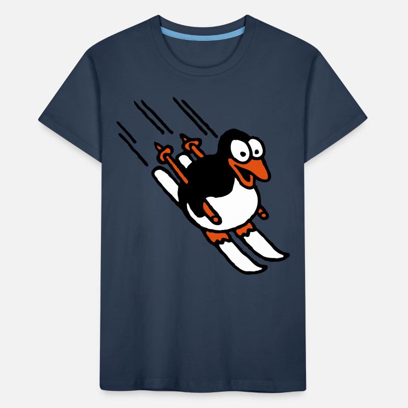 pinguin_ski_022011_e_3c Kids' Premium Organic T-Shirt