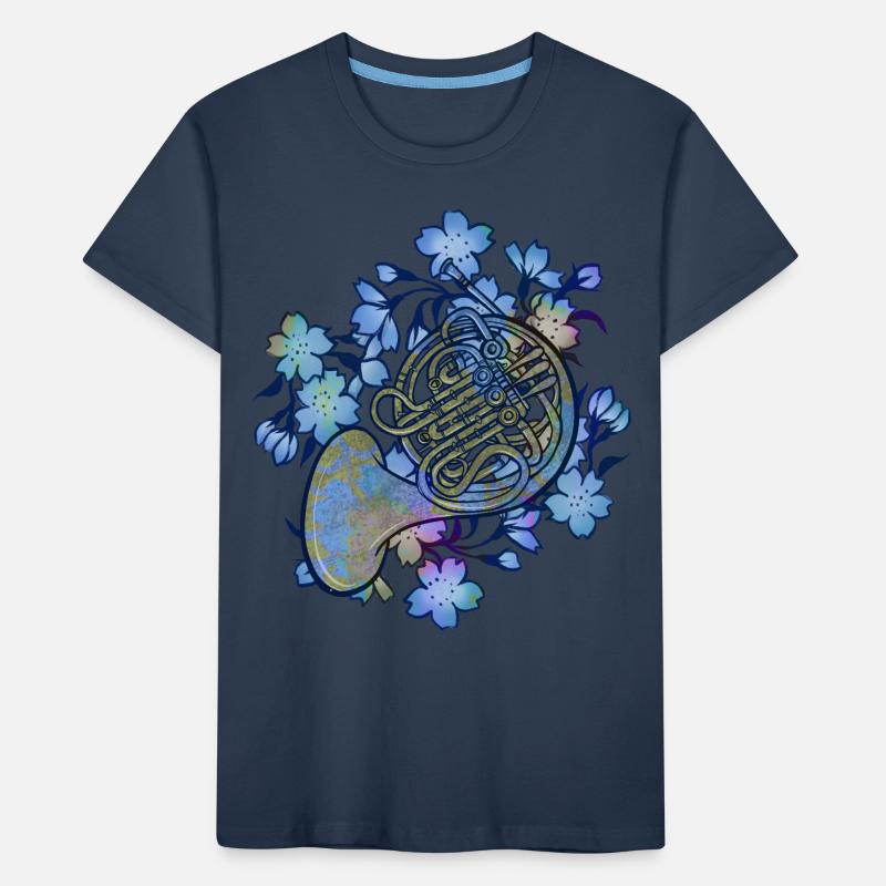 French horn Kids' Premium Organic T-Shirt