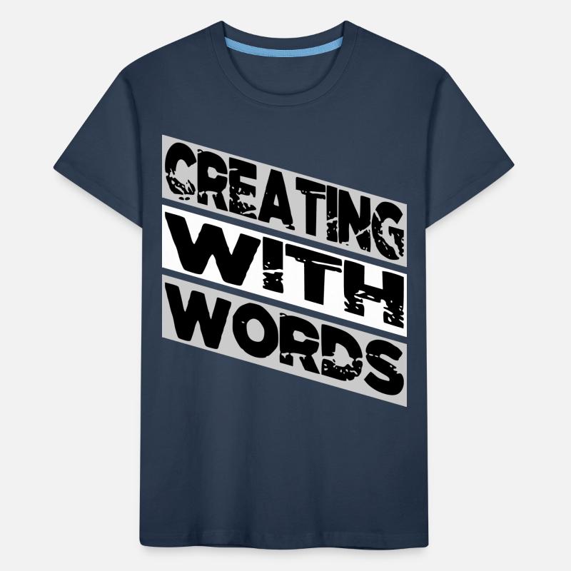 creative projects writing techniques funny happy Kinder Premium Bio T-Shirt