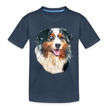 aussie - T-shirt bio Premium Enfant - bleu marine - Devant
