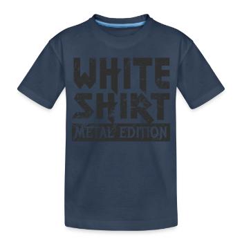 CHEMISE BLANCHE - Metal Edition - T-shirt bio Premium Enfant - bleu marine - Devant