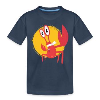lobster - T-shirt bio Premium Enfant - bleu marine - Devant