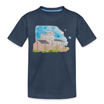 Église Borchemich Erkelenz 41812 Kreis Heinsberg - T-shirt bio Premium Enfant - bleu marine - Devant
