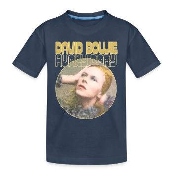 David Bowie Hunky Dory Album Cover - Kinder Premium Bio T-Shirt - Navy - Vorne