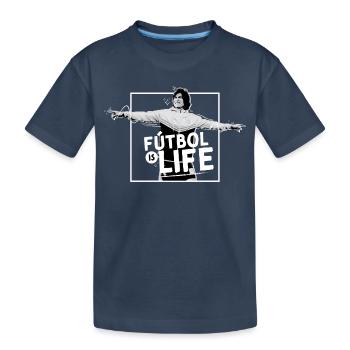 Ted Lasso Fútbol Is Life Avec Dani Rojas - T-shirt bio Premium Enfant - bleu marine - Devant