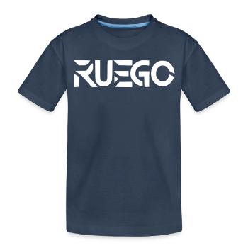 RuegoLettrage1 - T-shirt bio Premium Enfant - bleu marine - Devant