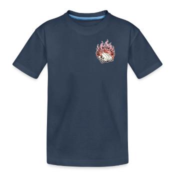 Spicy Book Club – Für heiße Lesenächte - Kinder Premium Bio T-Shirt - Navy - Vorne