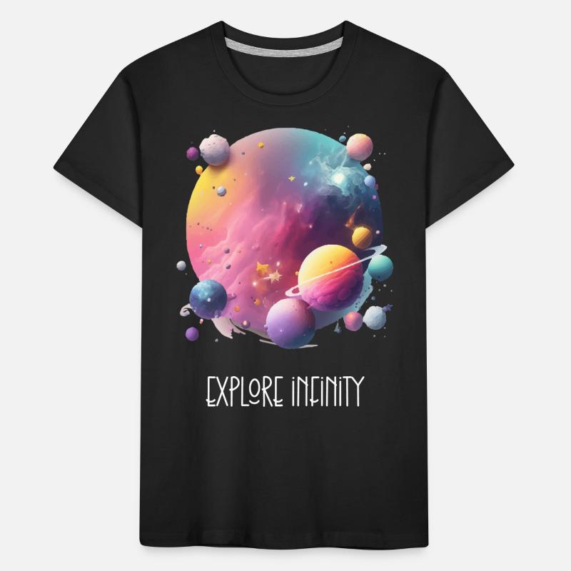 Explore infinity Kids' Premium Organic T-Shirt