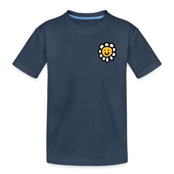 Daisy - Kids' Premium Organic T-Shirt - navy - Front