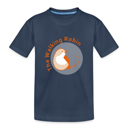 The Walking Robin logo - Maglietta ecologica premium per bambini
