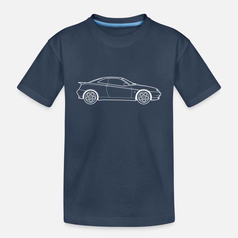 Alfa GTV6 - Kinder Premium Bio T-Shirt - Navy