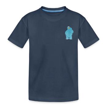5 Rue Sésame Macaron Grignote petit - T-shirt bio Premium Enfant - bleu marine - Devant