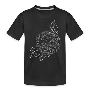 Florist Blume Pflanze Natur Gärtner - Kinder Premium Bio T-Shirt - Schwarz - Vorne