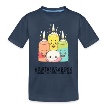 Anniversarock - T-shirt bio Premium Enfant - bleu marine - Devant