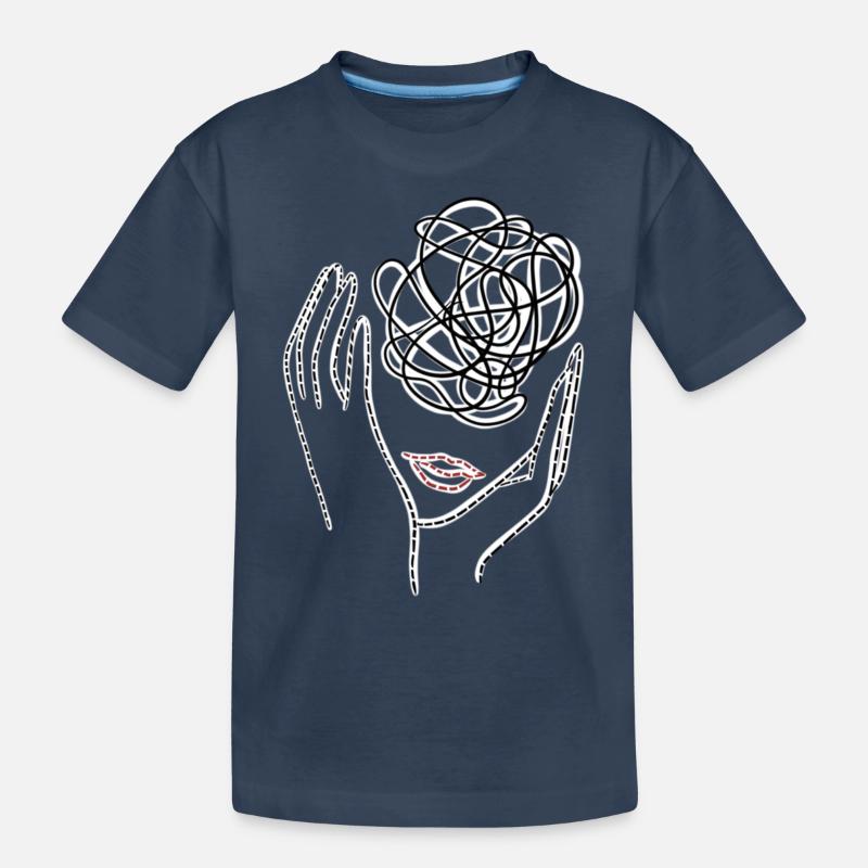 Confusion - Kids' Premium Organic T-Shirt - navy