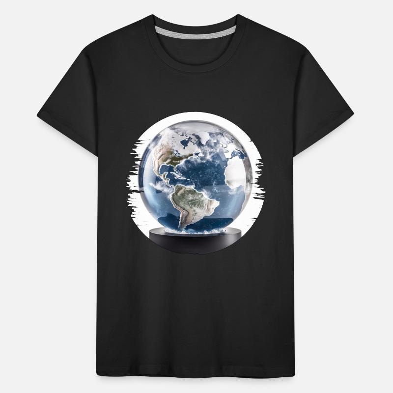 We live in a snow globe Kids' Premium Organic T-Shirt