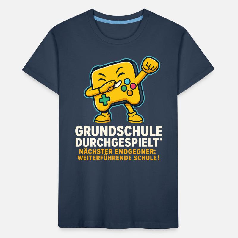 Graduation, Grade 4, Elementary School, Dapping, gaming Kids' Premium Organic T-Shirt