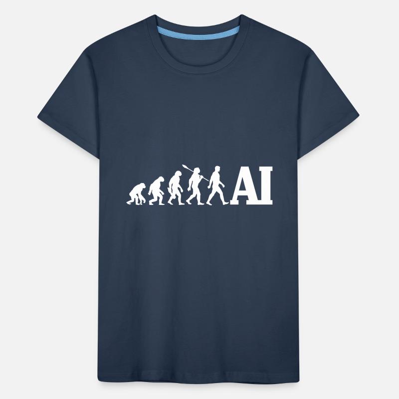 Evolution - Artificial Intelligence - AI Kids' Premium Organic T-Shirt