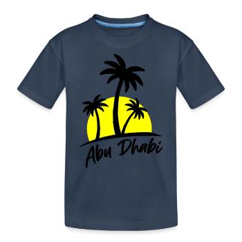 Abou Dhabi - T-shirt bio Premium Enfant - bleu marine - Devant