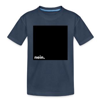 Non. - T-shirt bio Premium Enfant - bleu marine - Devant