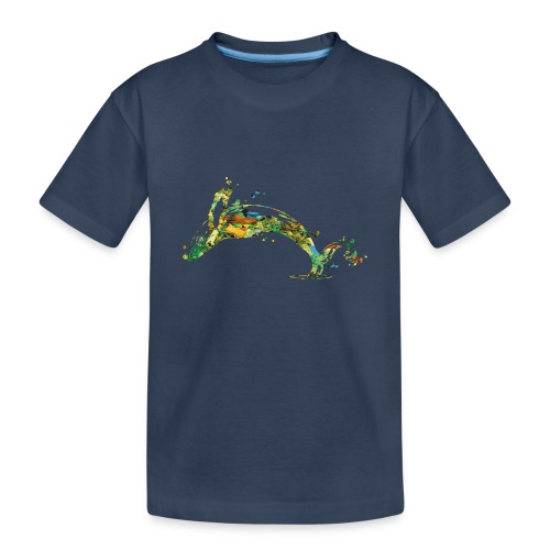 plastic soup whale splash - Kinderen premium biologisch T-shirt