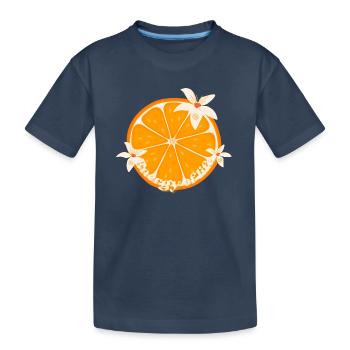 Énergie de vie - Chakra sacré - T-shirt bio Premium Enfant - bleu marine - Devant