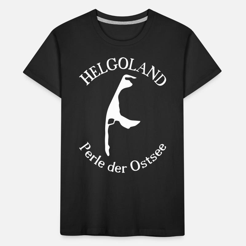 Helgoland oder Sylt - Perle der Ostsee Kinder Premium Bio T-Shirt