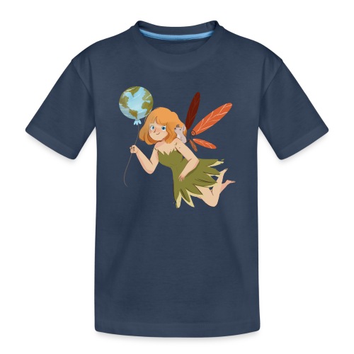 Geen Elf earthing around - Kinderen premium biologisch T-shirt