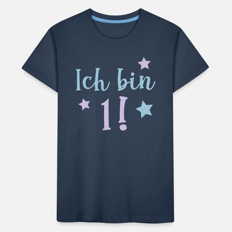 Ich bin 1! Kinder Premium Bio T-Shirt