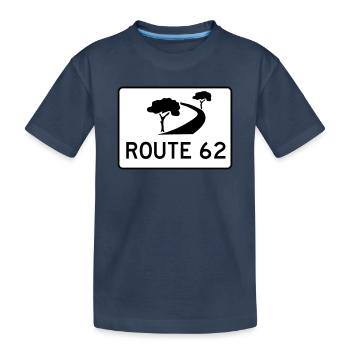 garden route - Kinder Premium Bio T-Shirt - Navy - Vorne