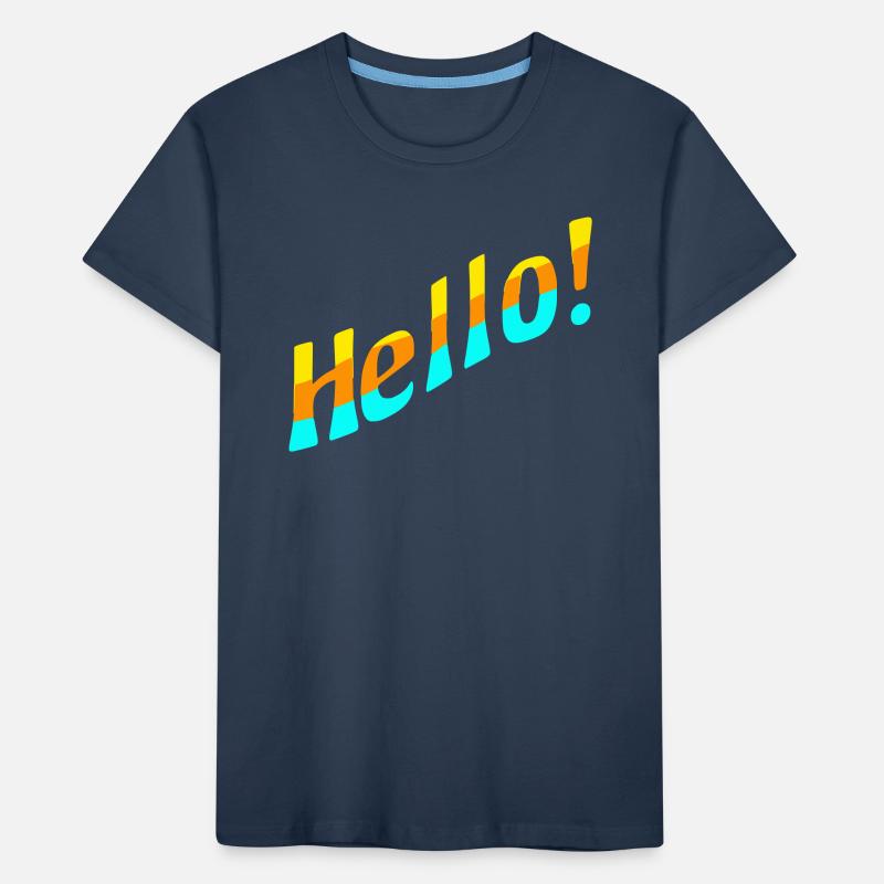 Hello! Kids' Premium Organic T-Shirt