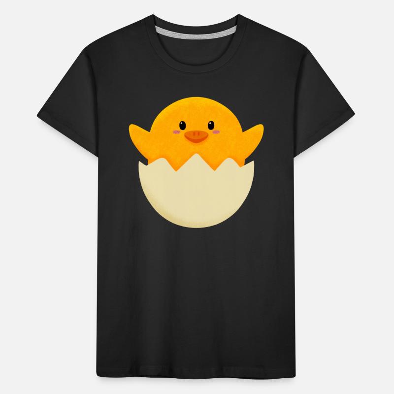 Easter Chick in Egg Kids' Premium Organic T-Shirt