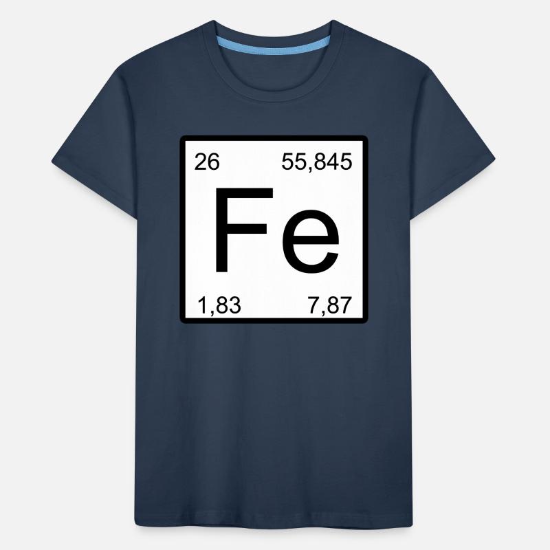 Fe Element Typography Minimal Kids' Premium Organic T-Shirt