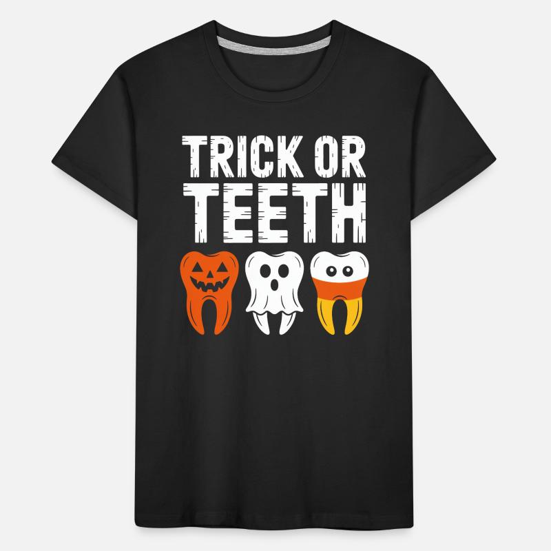 Trick or Teeth Halloween Tee Kids' Premium Organic T-Shirt