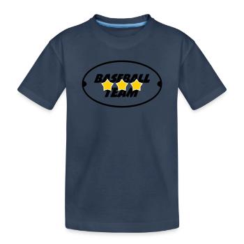 Baseball Team - Sport - T-shirt bio Premium Enfant - bleu marine - Devant