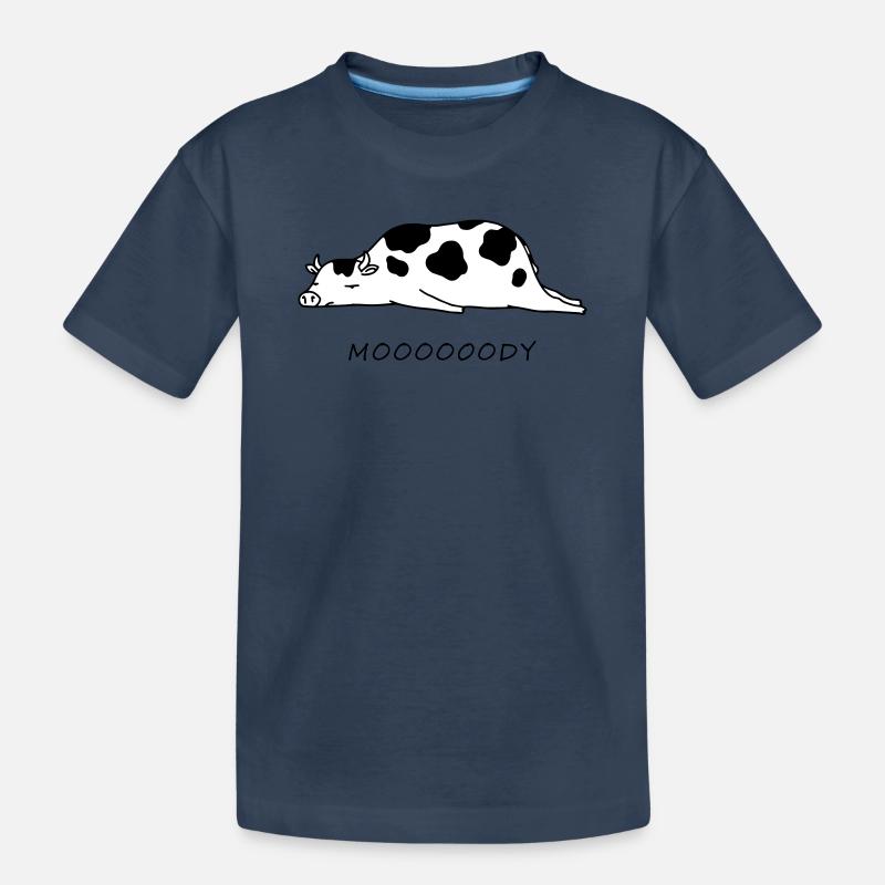 Kuh - Kinder Premium Bio T-Shirt - Navy