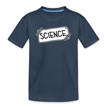 Déclaration scientifique : Déclaration sur l’éducation des nerds - T-shirt bio Premium Enfant - bleu marine - Devant