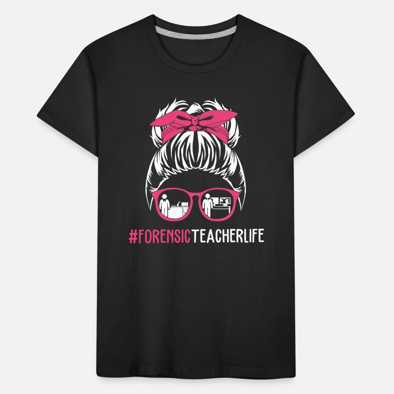 Forensics, Forensic Scientists, Forensic Science Kids' Premium Organic T-Shirt