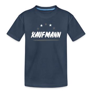 Kaufmann Beruf - Kinder Premium Bio T-Shirt - Navy - Vorne