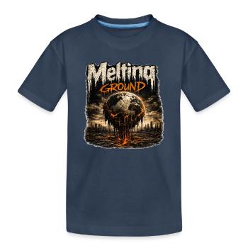 Fondure Earthfire - T-shirt bio Premium Enfant - bleu marine - Devant