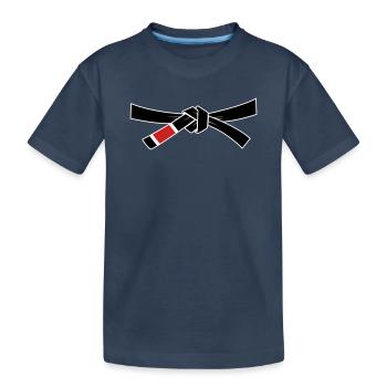 Ceinture noire - Ceinture noire - T-shirt bio Premium Enfant - bleu marine - Devant