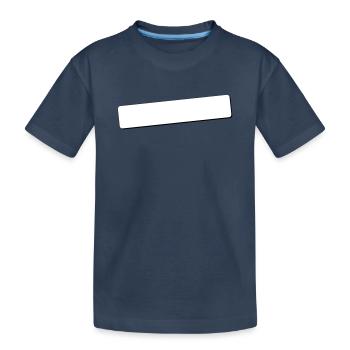 Coins arrondis du champ d’écriture | Ombre | Graphiques vectoriels - T-shirt bio Premium Enfant - bleu marine - Devant