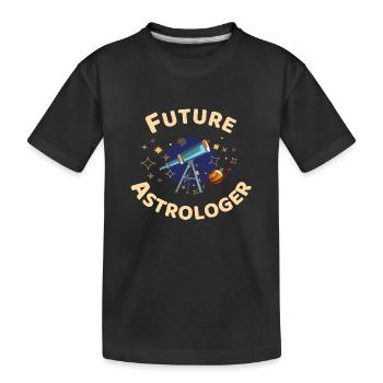 Future Astrologer - Kinder Premium Bio T-Shirt - Schwarz - Vorne