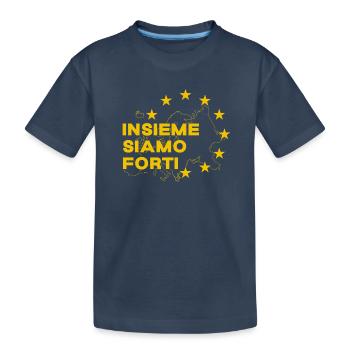 Europe - Ensemble, nous sommes forts - UE - T-shirt bio Premium Enfant - bleu marine - Devant