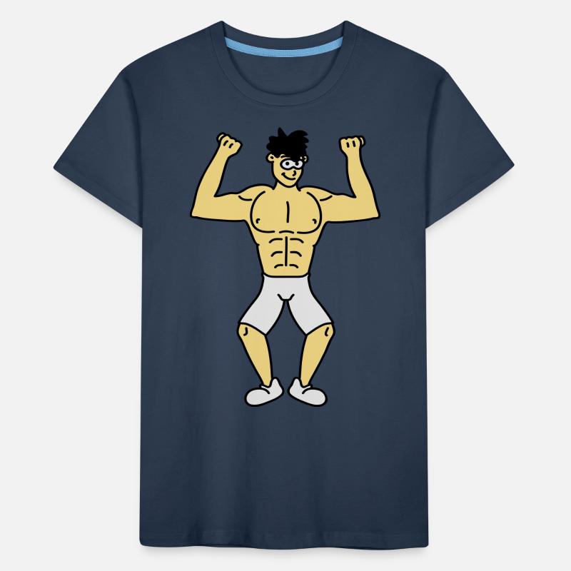 muscle_boy Kids' Premium Organic T-Shirt
