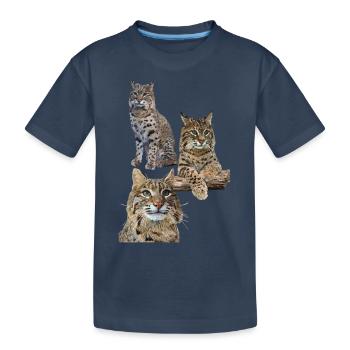 Lynx - T-shirt bio Premium Enfant - bleu marine - Devant