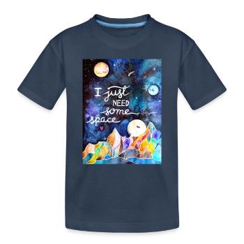Watzmann - T-shirt bio Premium Enfant - bleu marine - Devant
