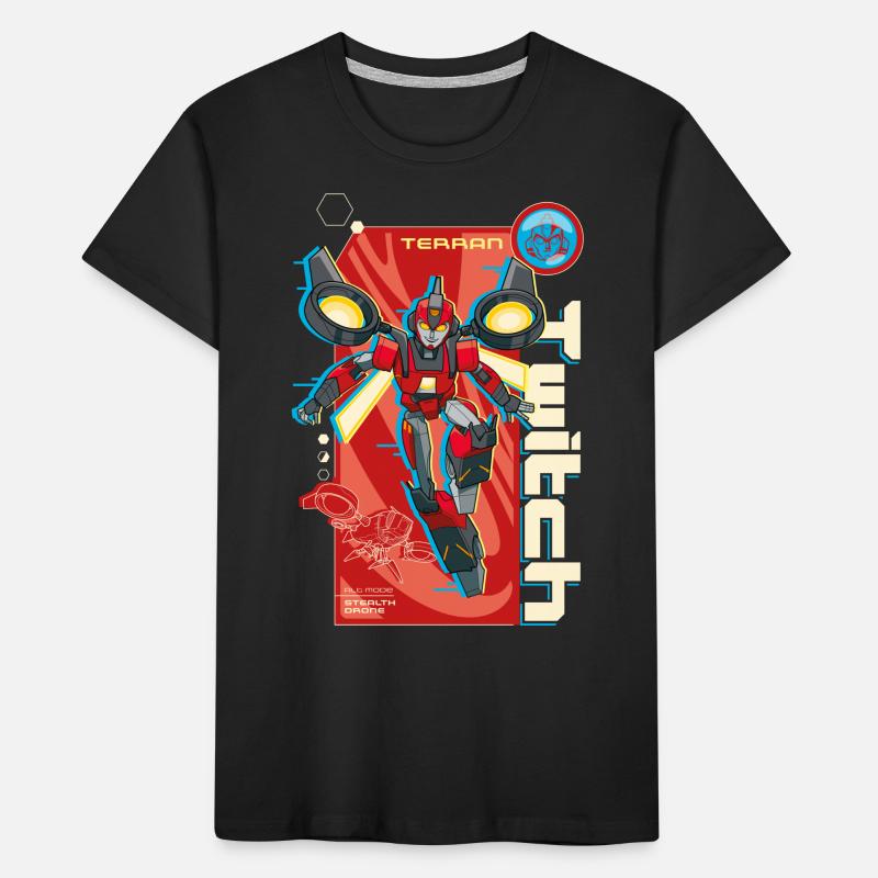 Transformers Earth Spark Charactère Terranien T-shirt bio Premium Enfant